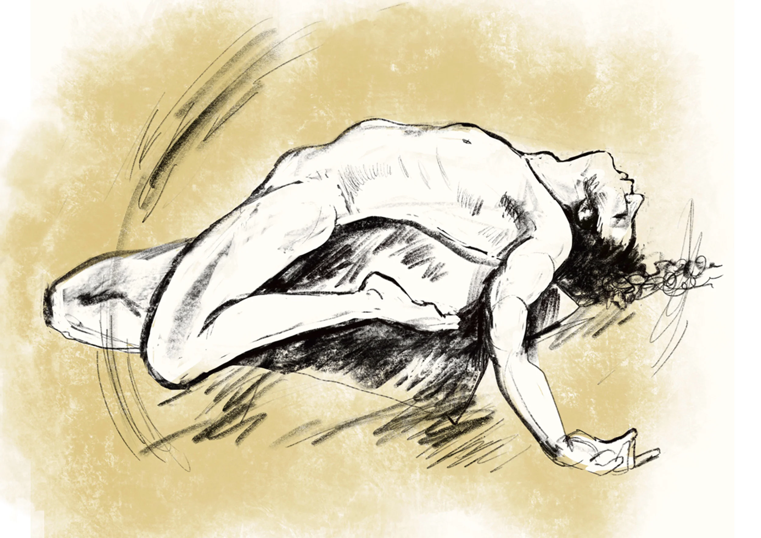 Reclining Male Nude 1