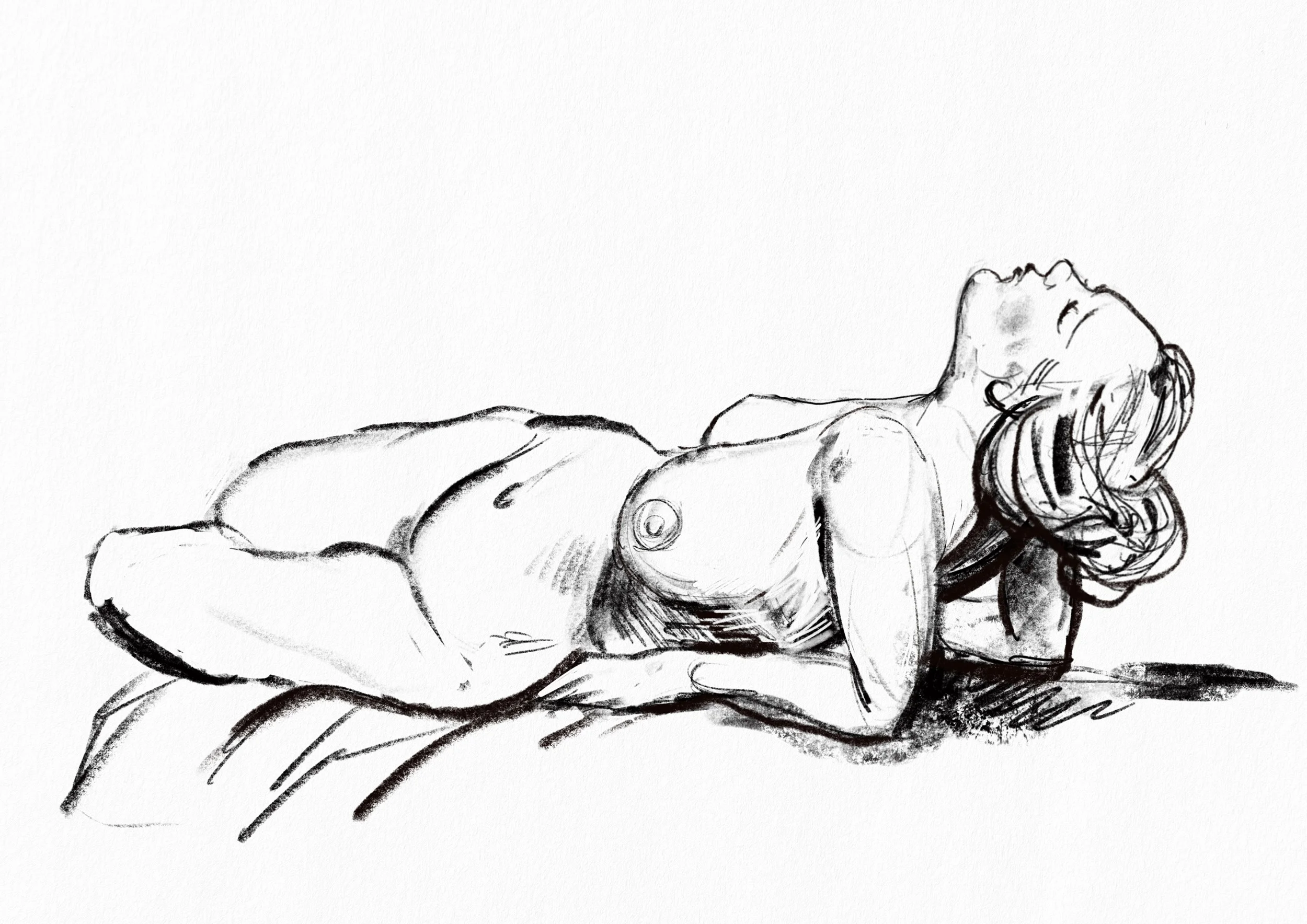 Reclining Female Nude 3