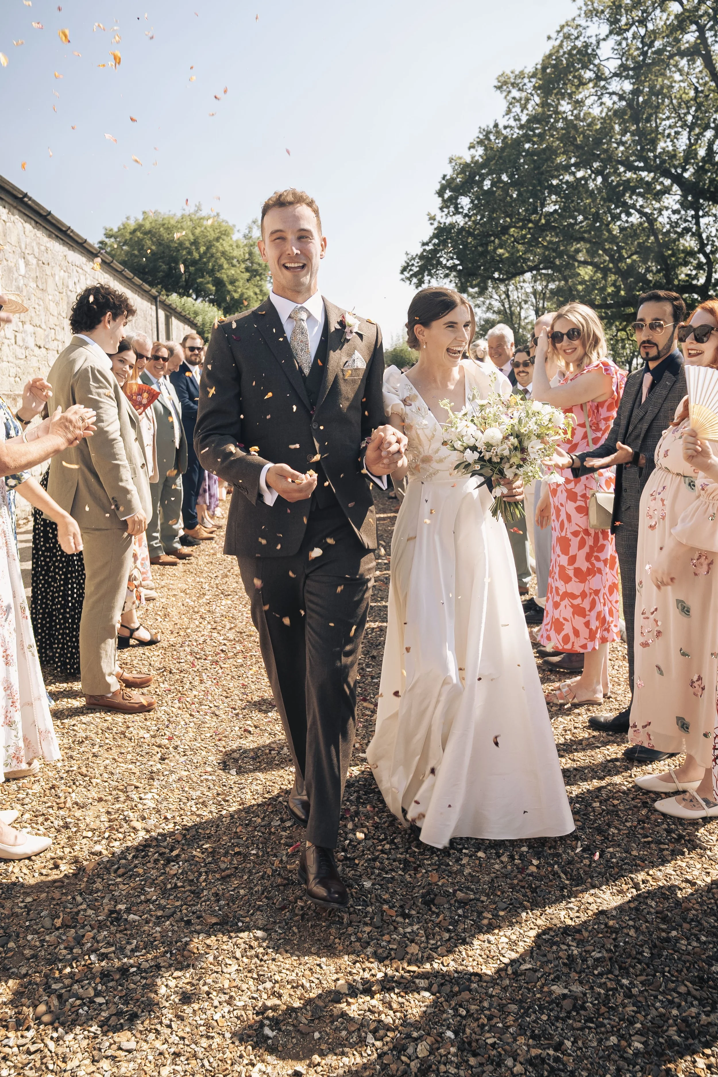 Newly wed, outdoor ceremony, Shaftesbury 