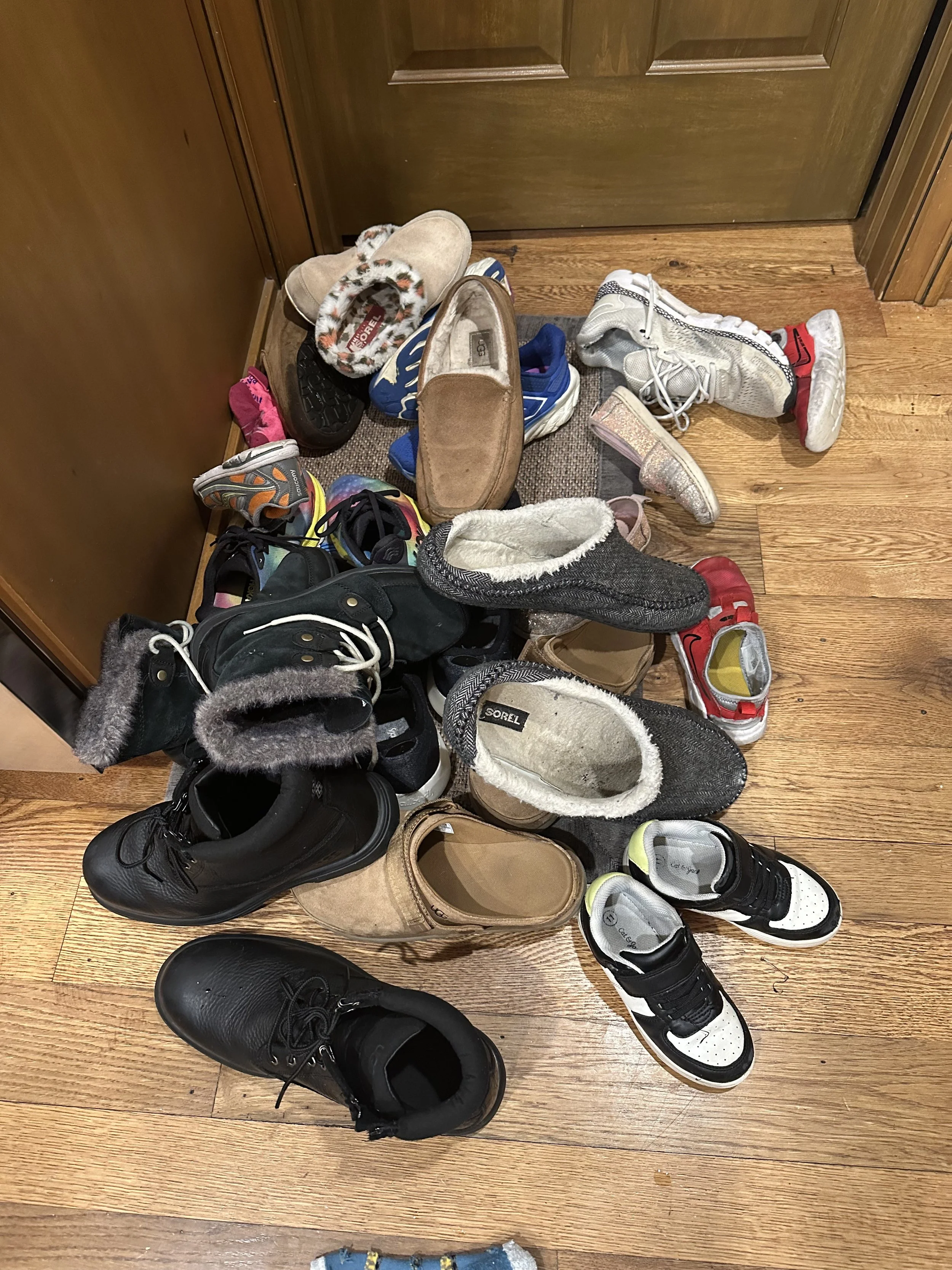 A Pile of Shoes and A Bag of Nuts = The Perfect Birthday 