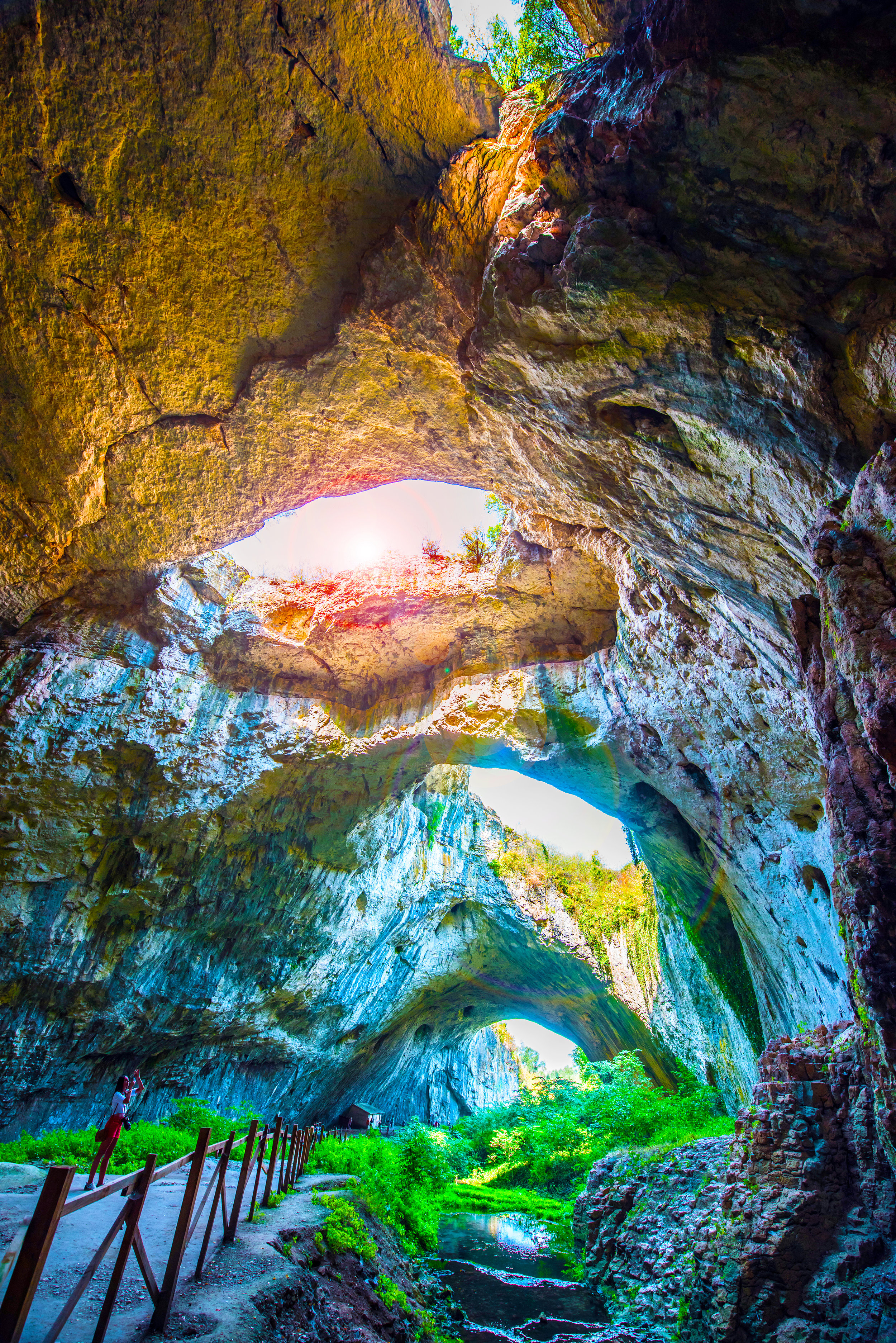 The Devetashka Cave in Bulgaria