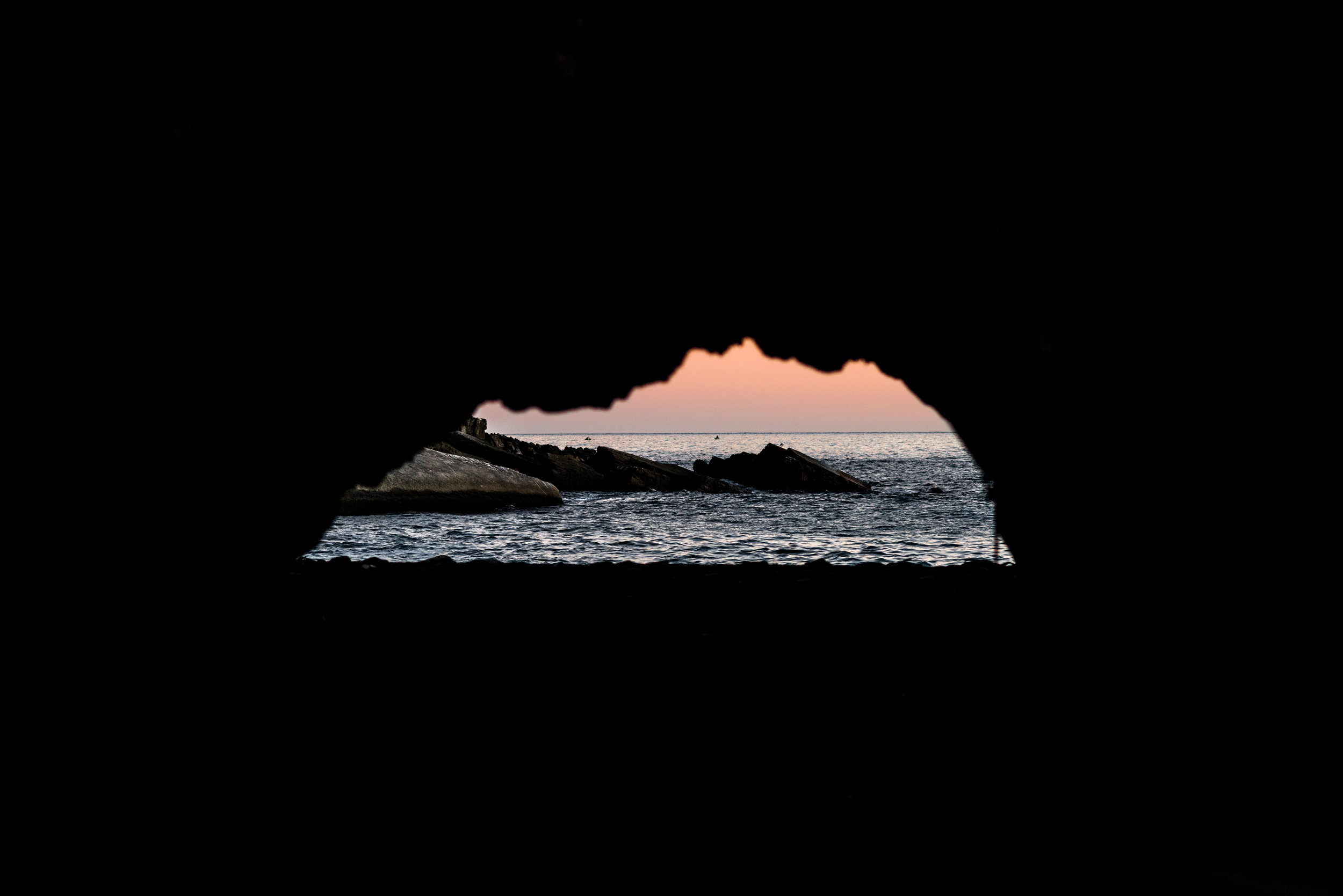 Cinque Terre in Liguria, a view of the sea