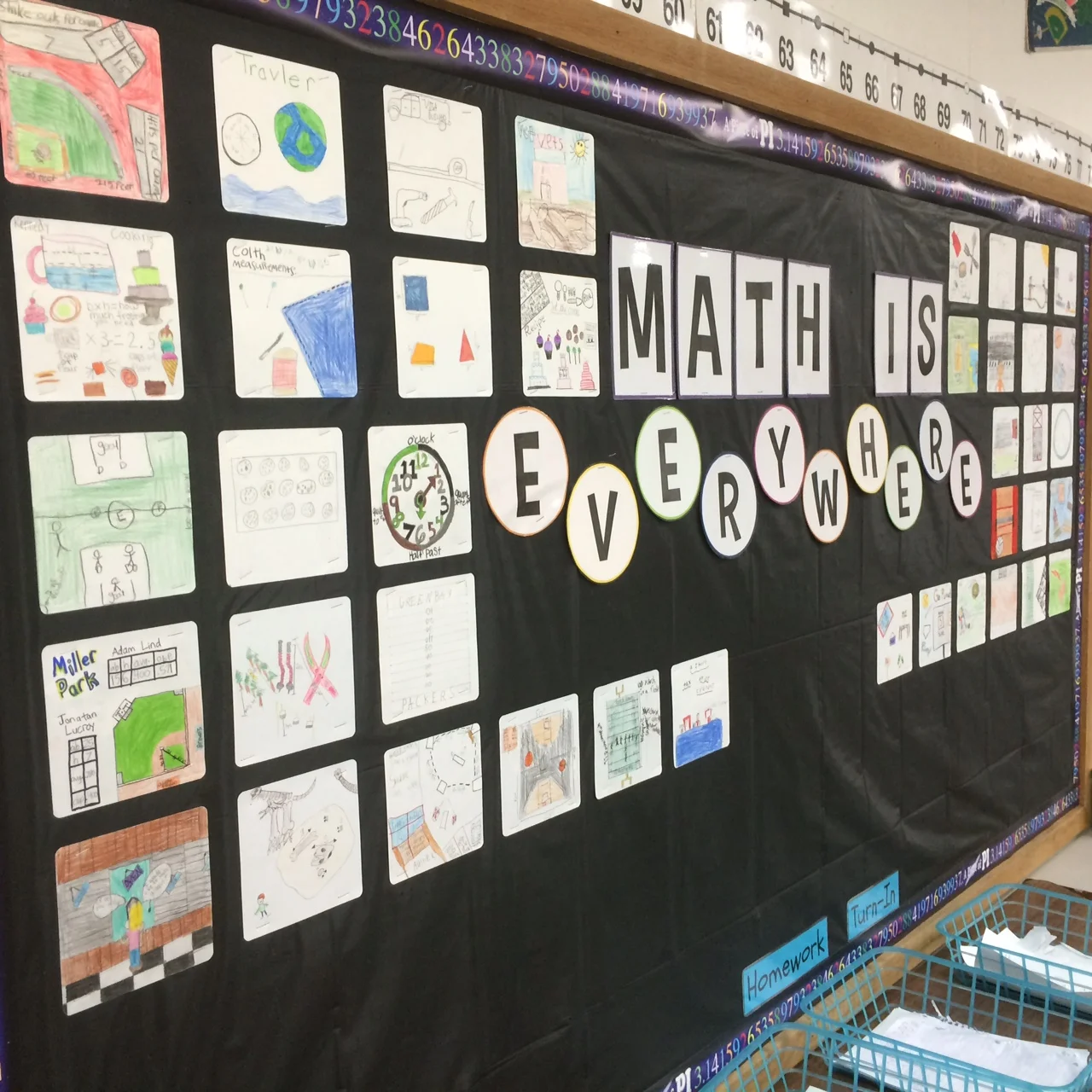 Math is Everywhere Tiles (A Math Project for Upper Grades)