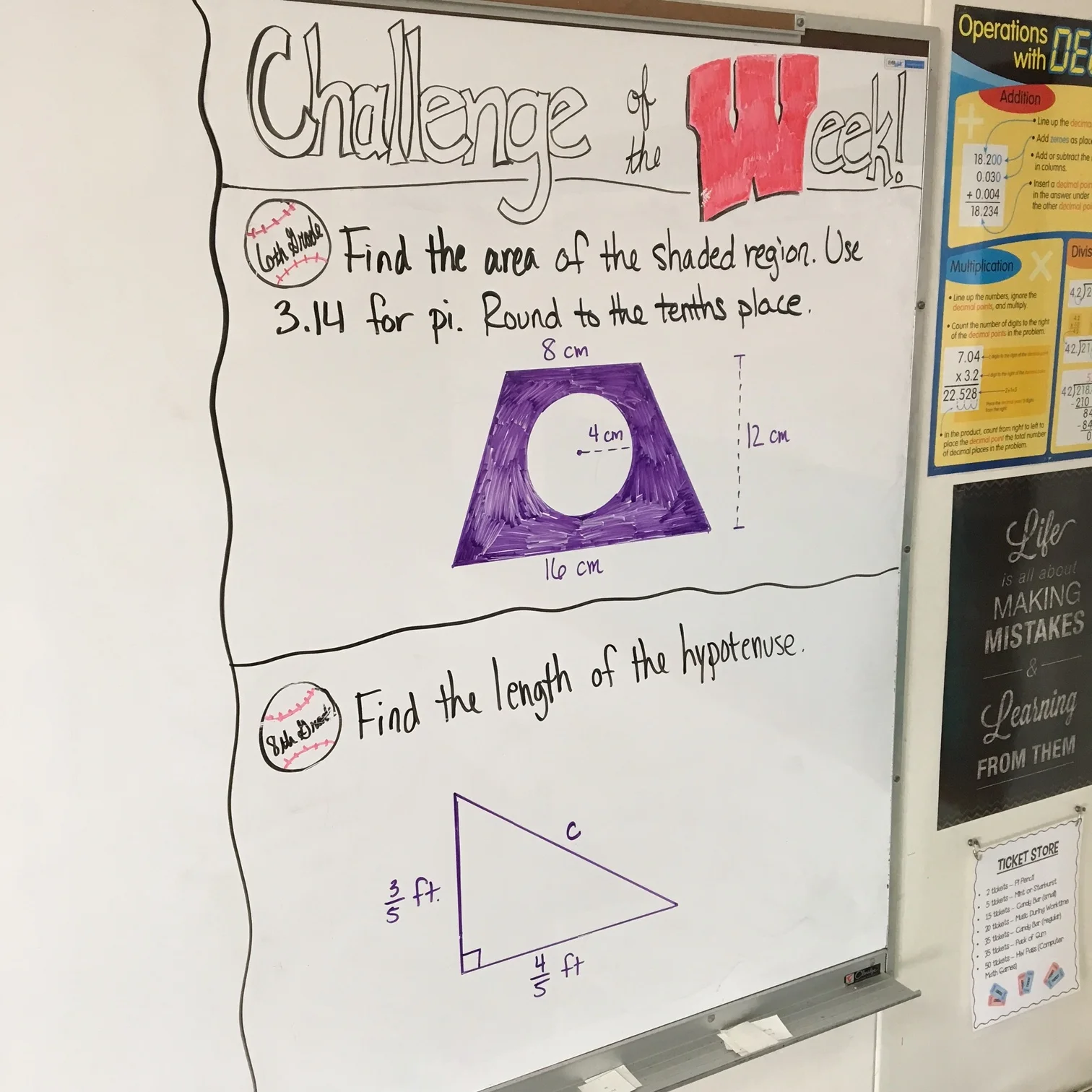 Middle School Math Challenge of the Week