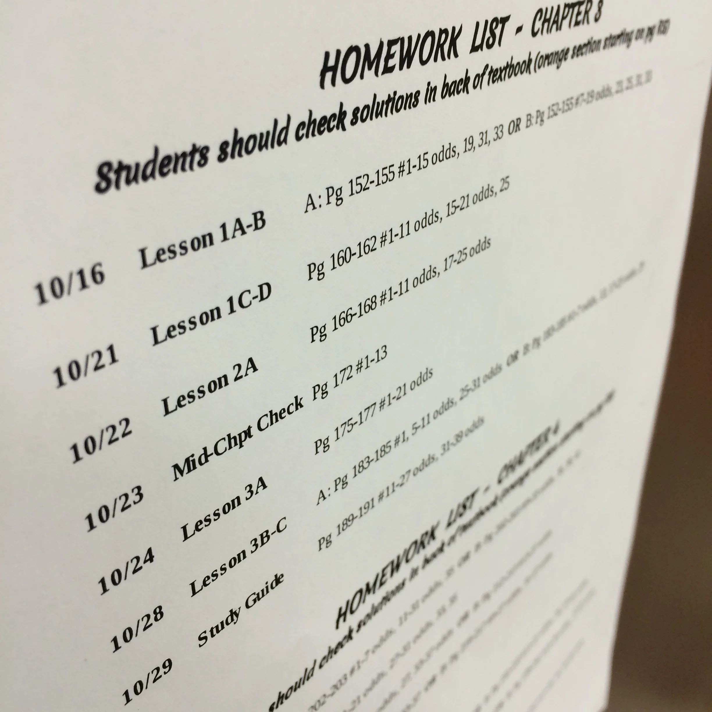How to Set Up the Homework Center of Math Workshop