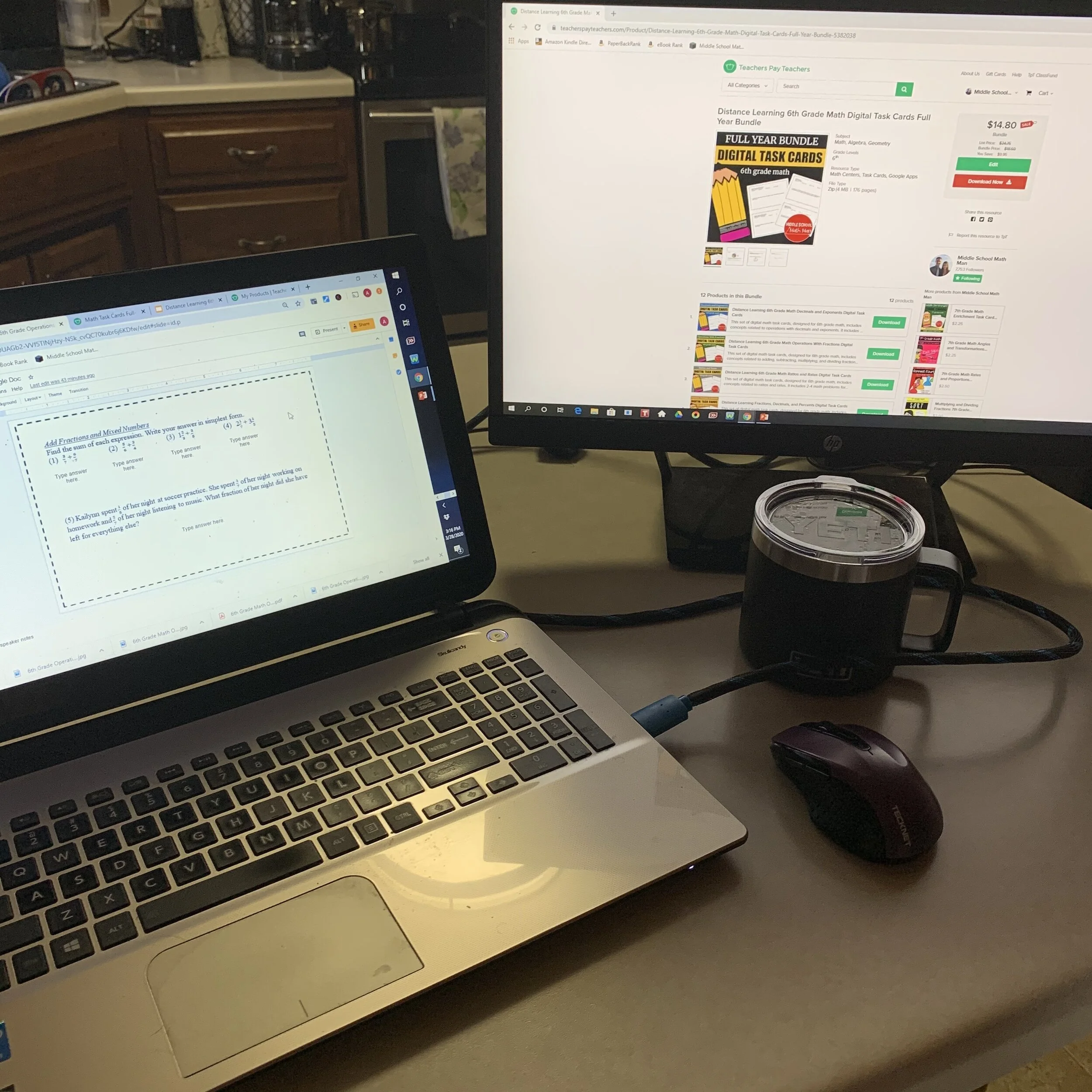 How to Use Middle School Math Digital Task Cards With Your Students