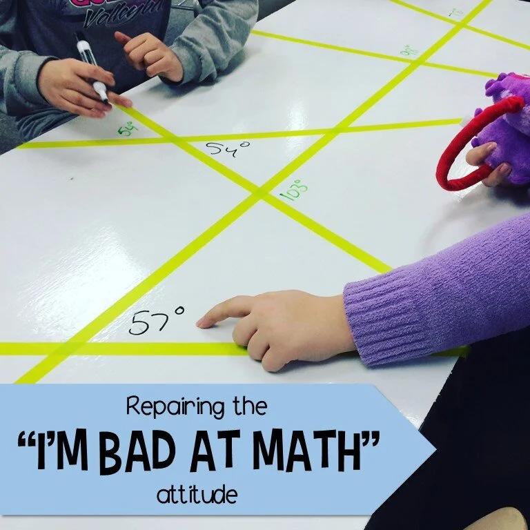 Repairing the "I'm Bad at Math" Attitude