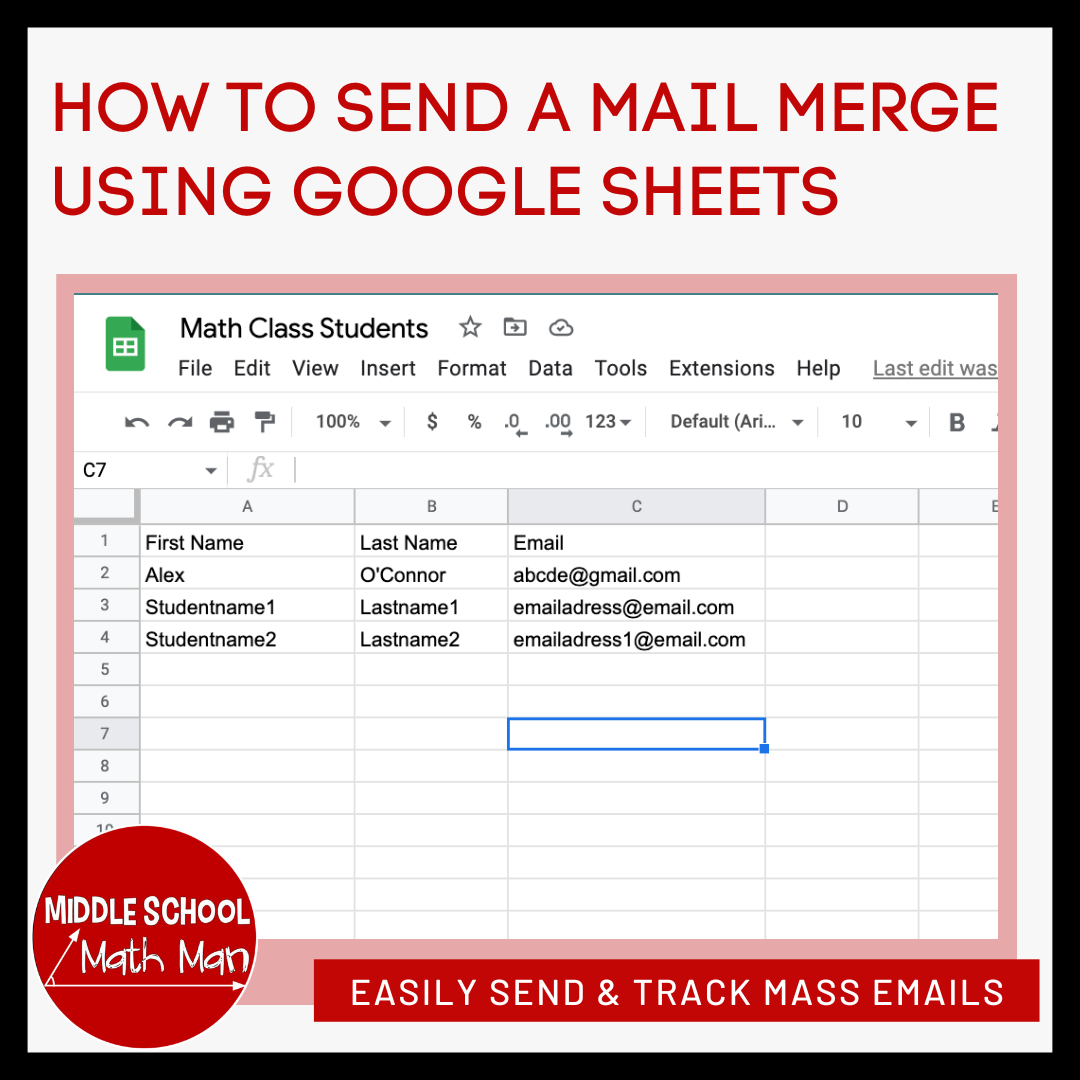 How To Send a Mail Merge Using Google Sheets