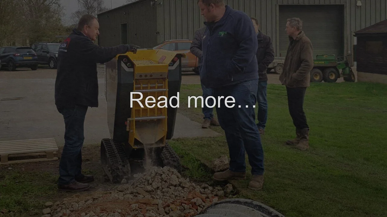 BBQ, beer and concrete crushing!