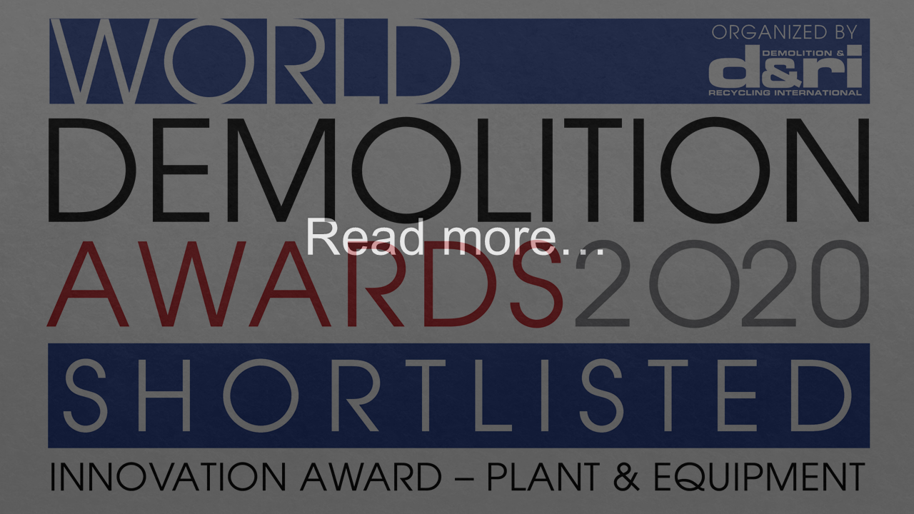 CR300H shortlisted for World Demolition Award 2020