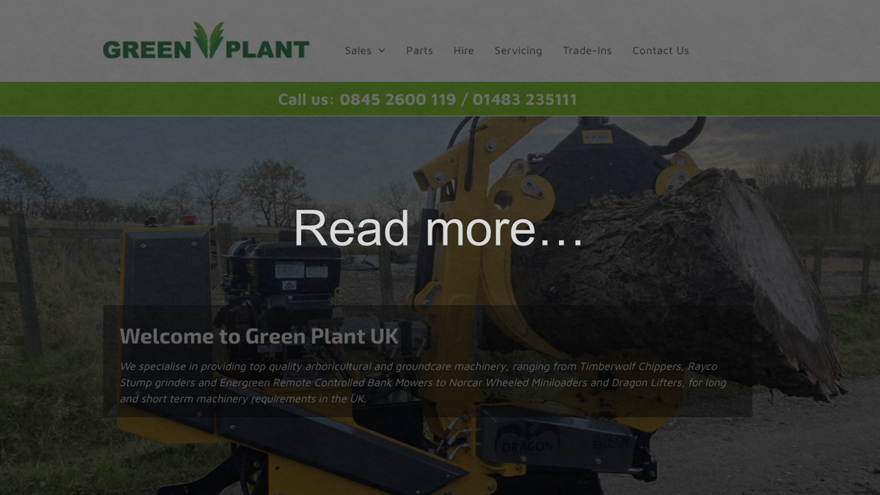 Green Plant UK new UK Distributor for Dragon Lifters