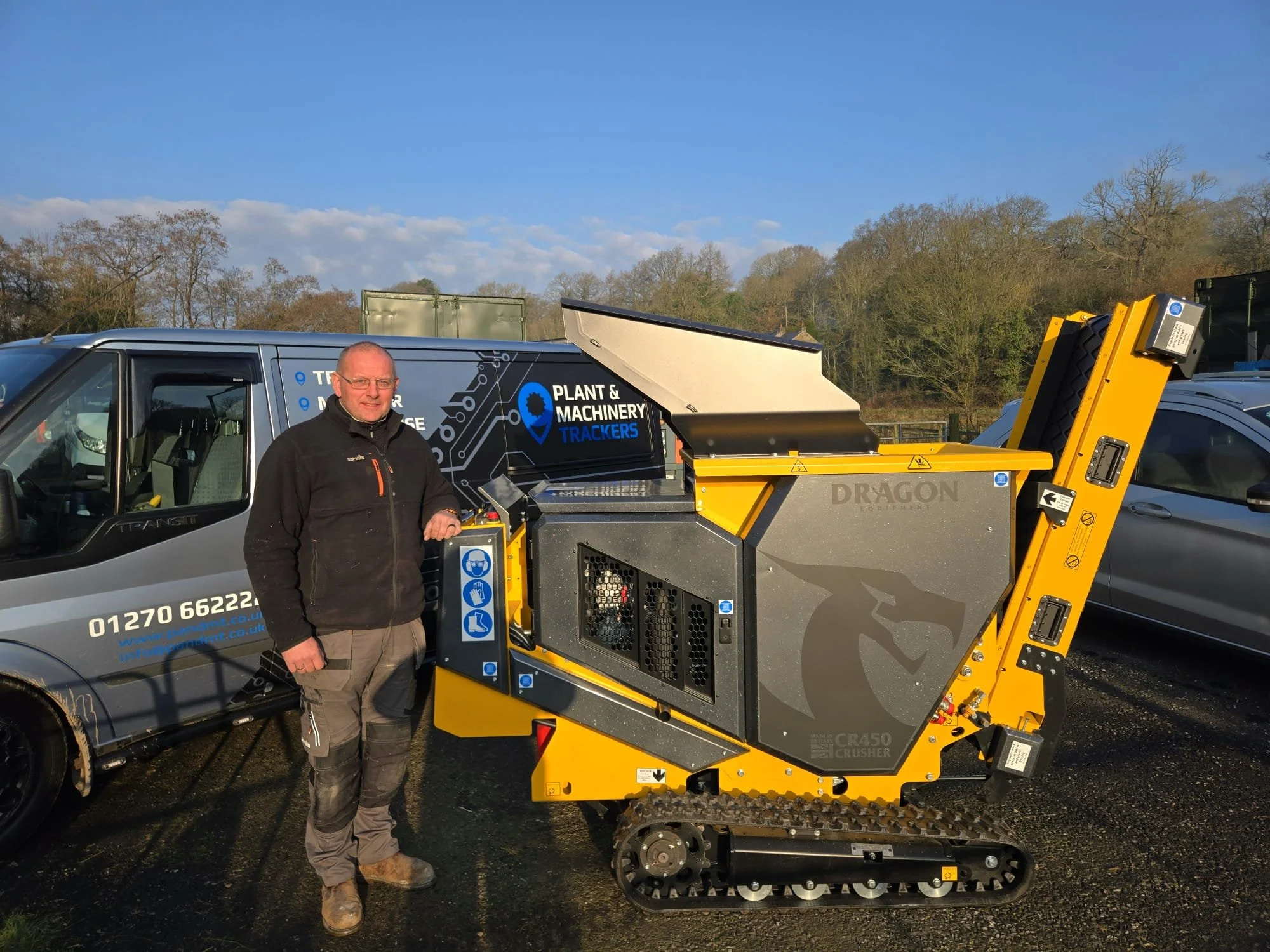Darren from DP Hague with his CR450 Crusher