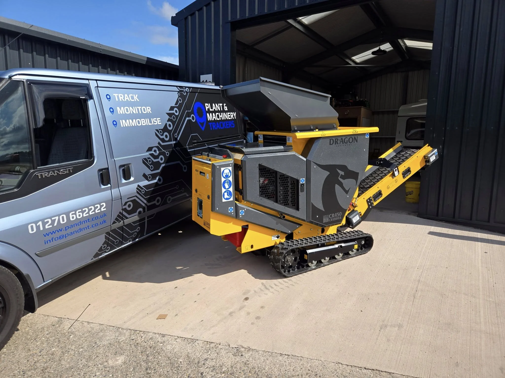 CR450 Crusher owned by CCS Hire