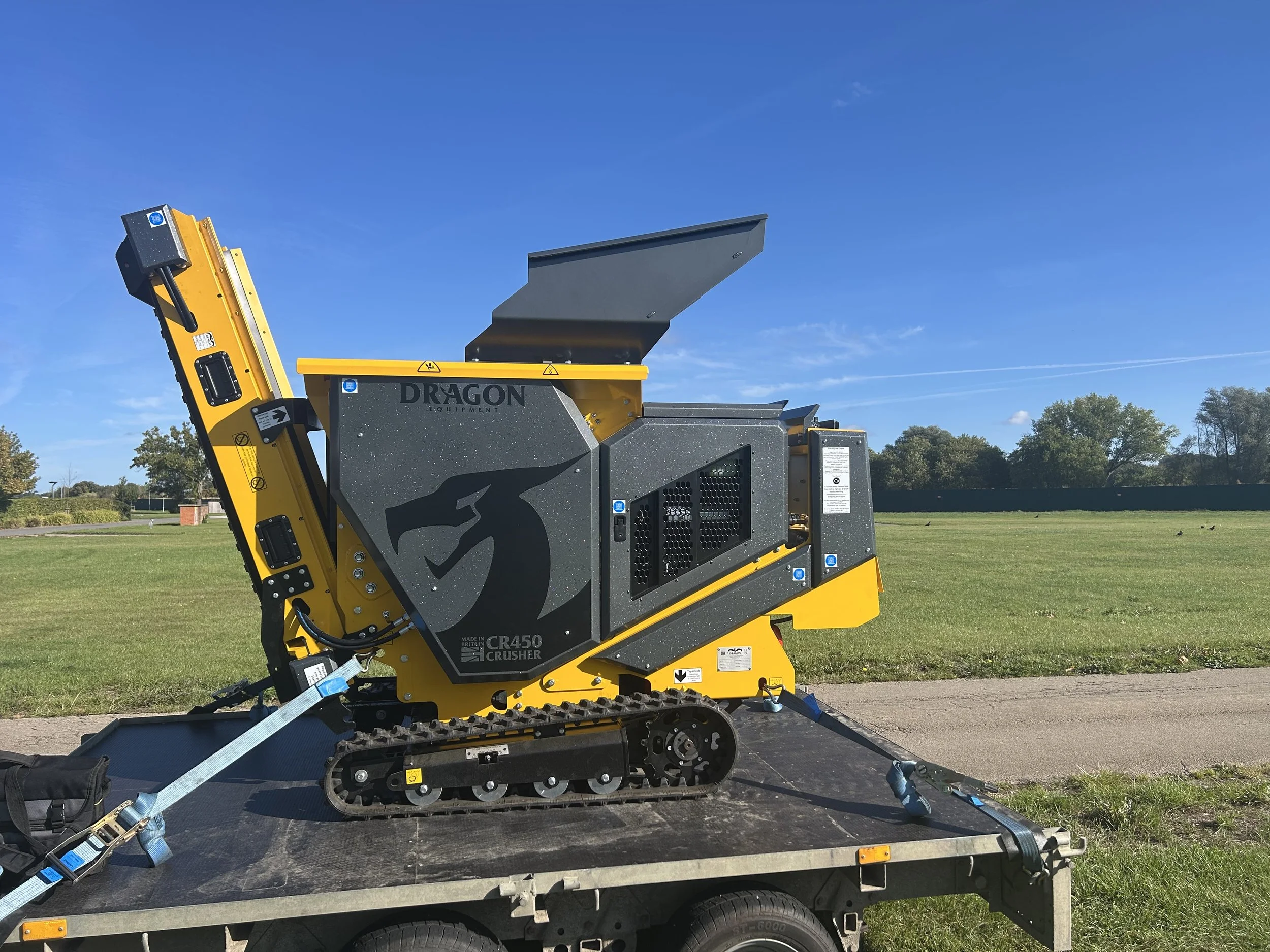 CR450 Crusher - On Trailer