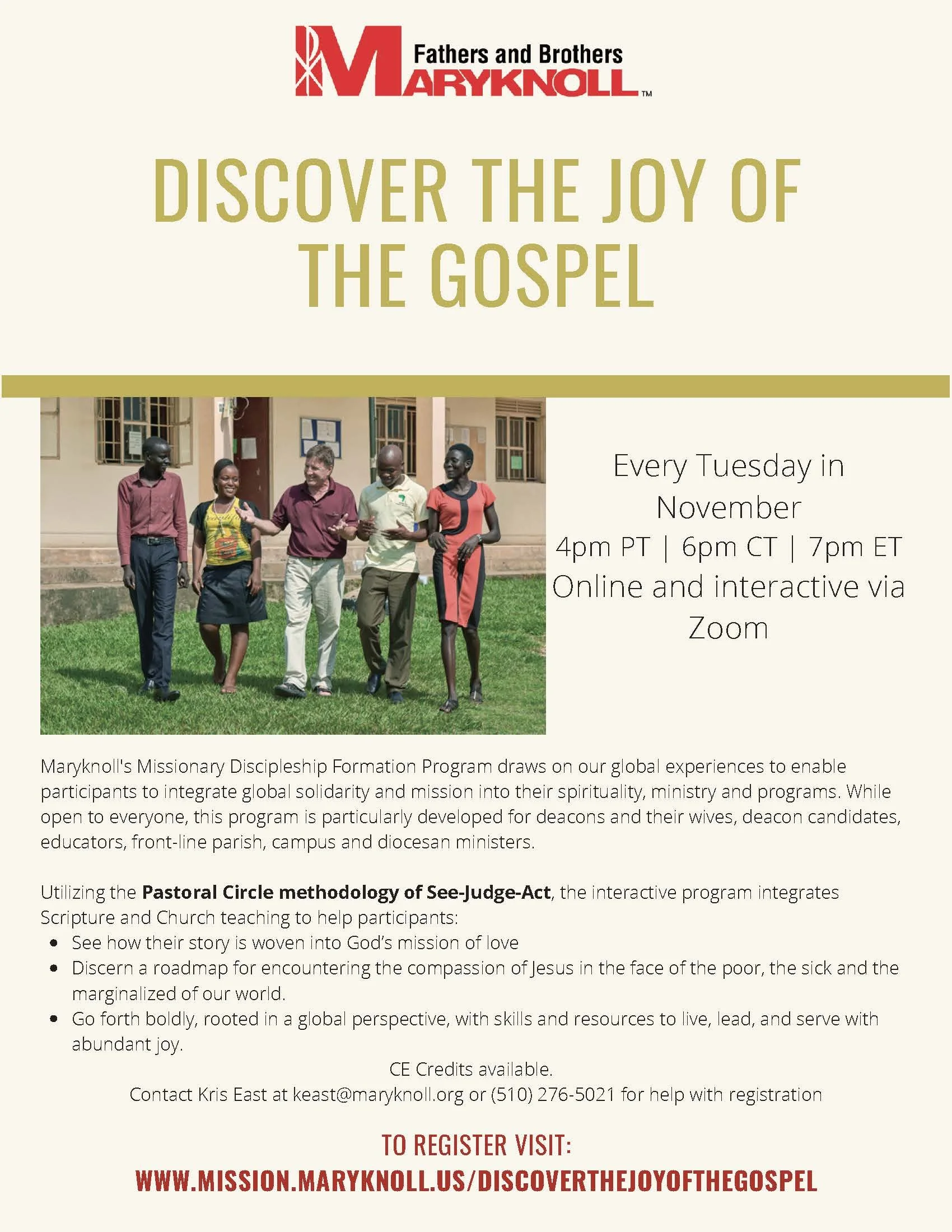 Discover the Joy of the Gospe