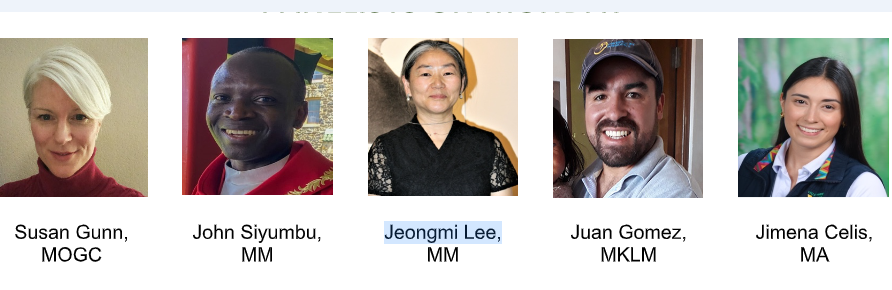 Maryknoll Retreat - Monday Panelists