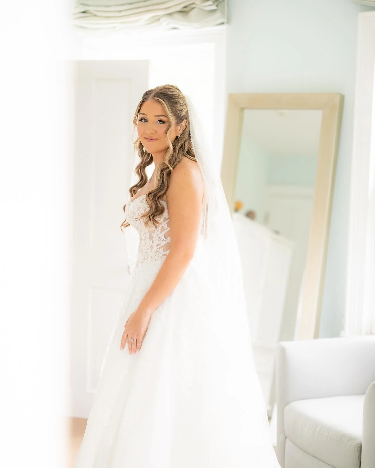 quiet morning moments at the vineyard, getting ready to say yes to forever 🤍

Venue: @bedellweddings 
Photography: @liannakoschphotography 
Videography: @jfischerproductions 
Coordination: @elevategreenevents
Florals: @hometownflowerco 
Hair: Crysta