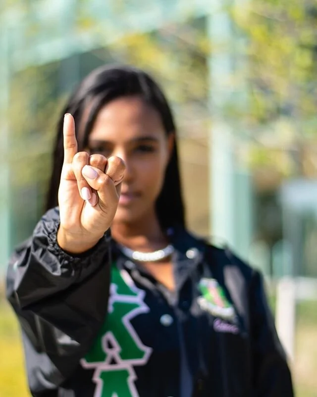 So this week two of our Black sororities on campus celebrated their resepective anniversaries! I&rsquo;d taken pictures for both lines who were celebrating earlier this week. Here we have some of the ladies from the Spring 2019 line of the Theta Nu c