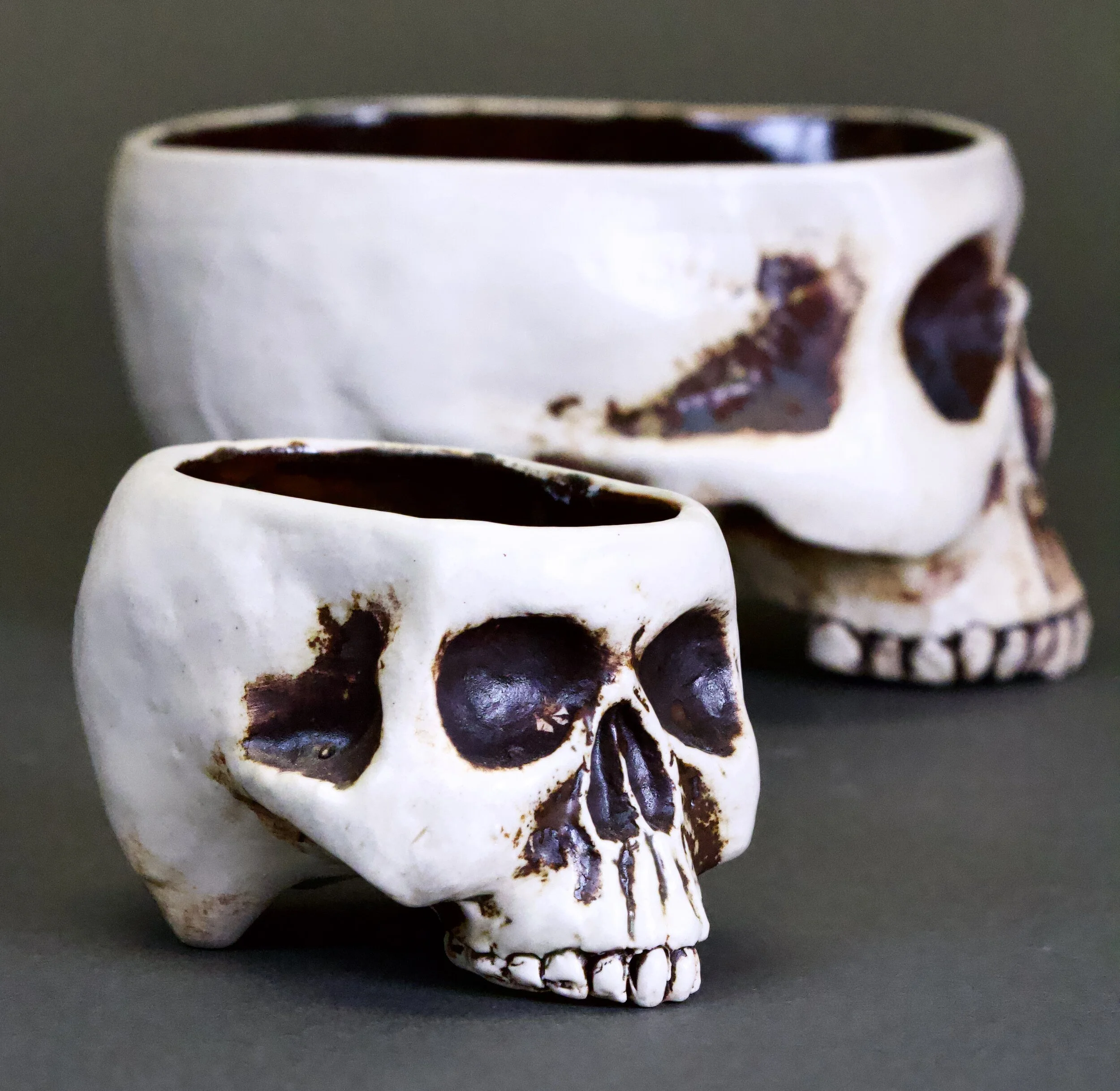Small Skull Shot Cup (antique white) — Tony Furtado