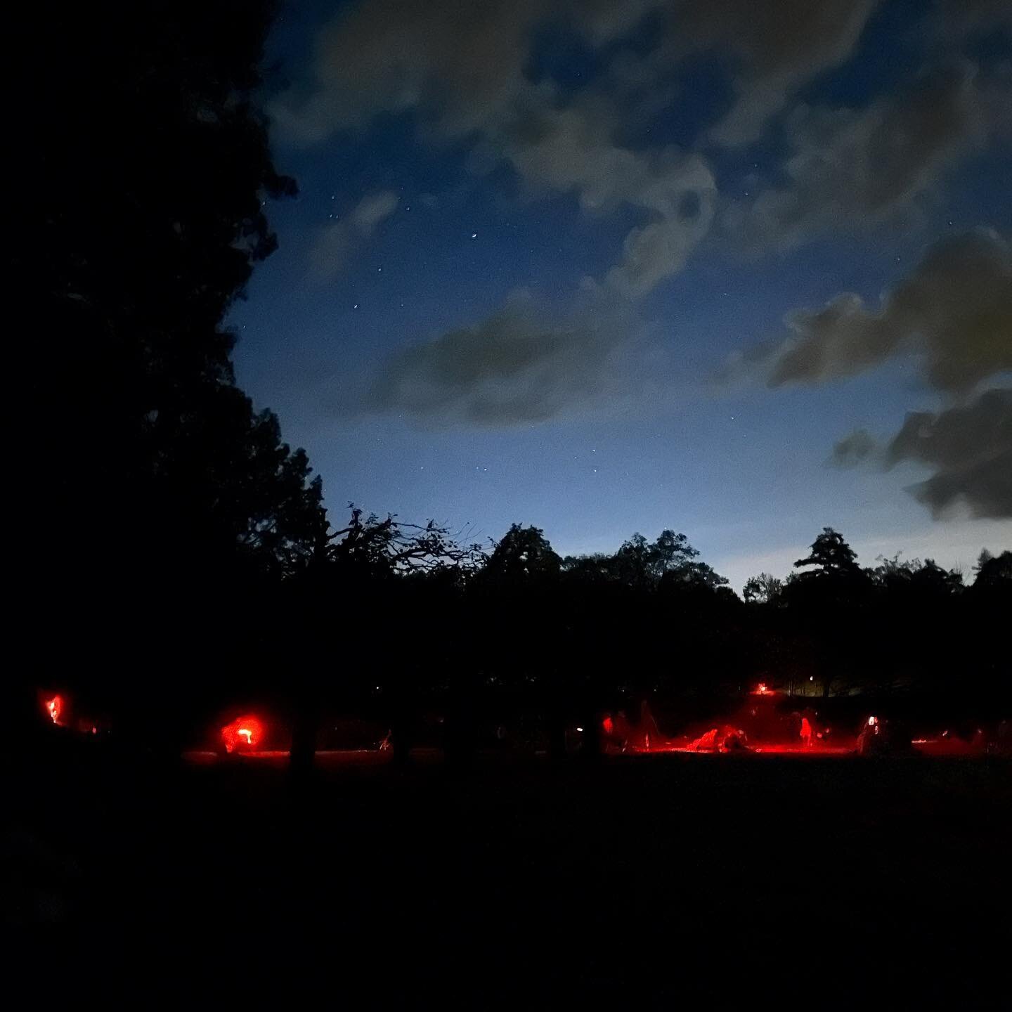 When Innisfree Garden @innisfreegarden opened this morning at 4AM the property was full of people with red lights hoping to find the perfect spot to view the Perseids Meteor Shower. Unfortunately clouds got in the way. And yet, it was well worth atte