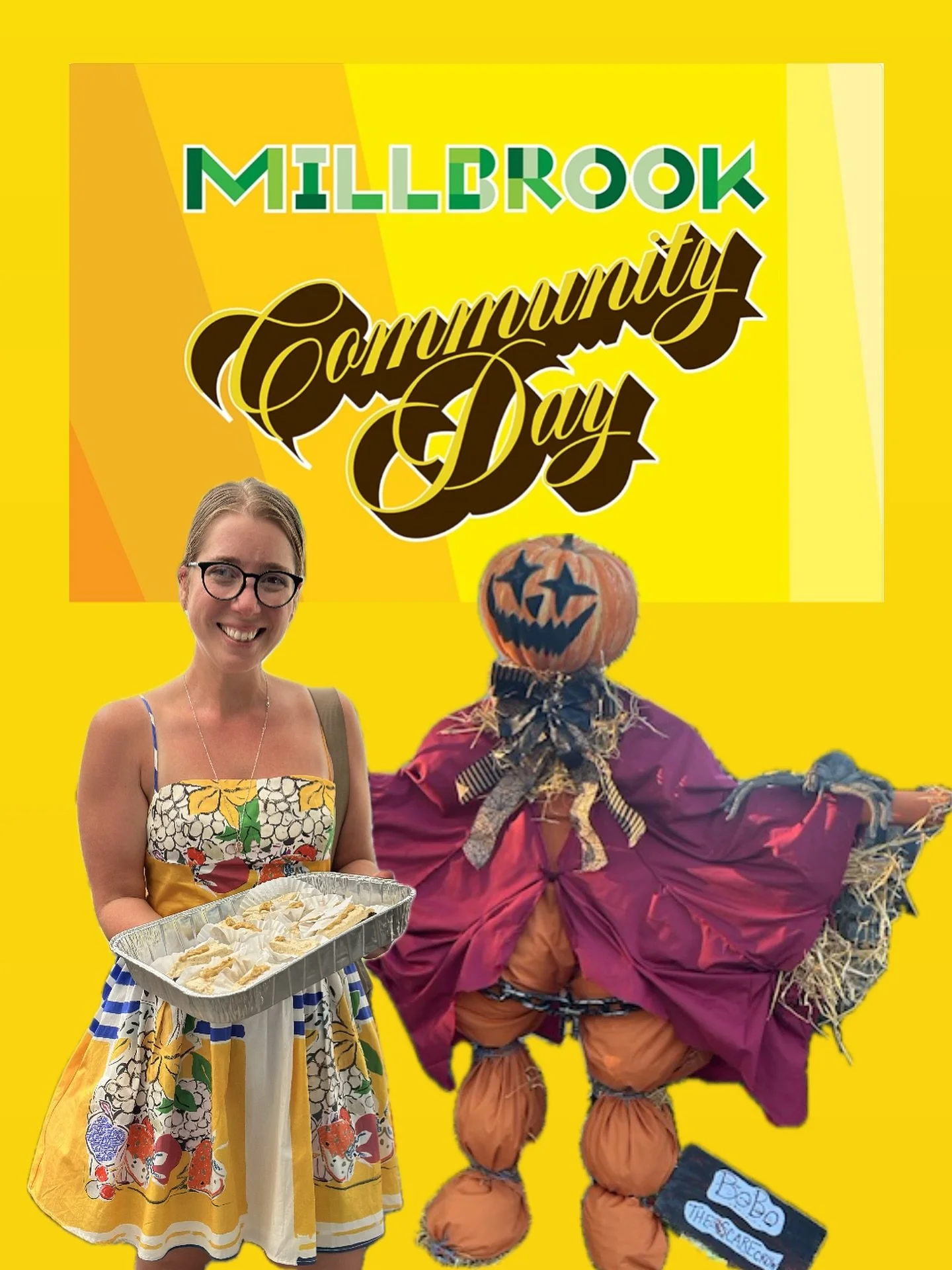 Congratulations to the Community Day Fall Bake Contest and Scarecrow Contest winners 🏆🏆🏆

Fall Bake Contest Winners &mdash;
🥇Jessica Alcudia / House of Stefas @houseofstefas for Baklava Buns (professional category)
🥇Hope Still-Martini for a Pump