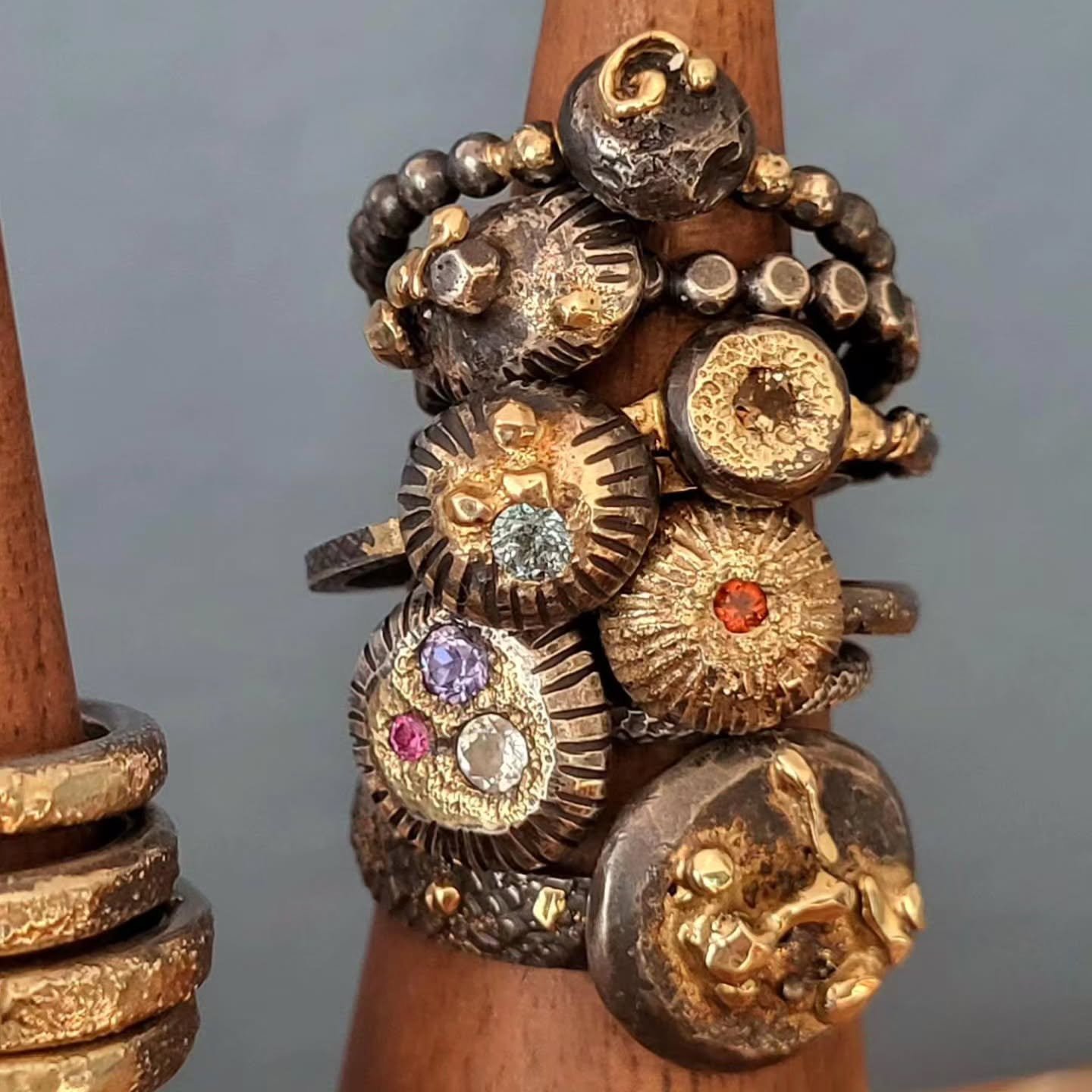 Today is the day St. Louis!
🌋
We'll see y'all at the fabulous @stlartfair with tons of new boom boom jewels!
💥
Come find a fiery treasure of two in booth 243 starting tonight at 5 pm! 

#stlouisart #stlouisartfair #stlouisjeweler #ascendantjewelrys