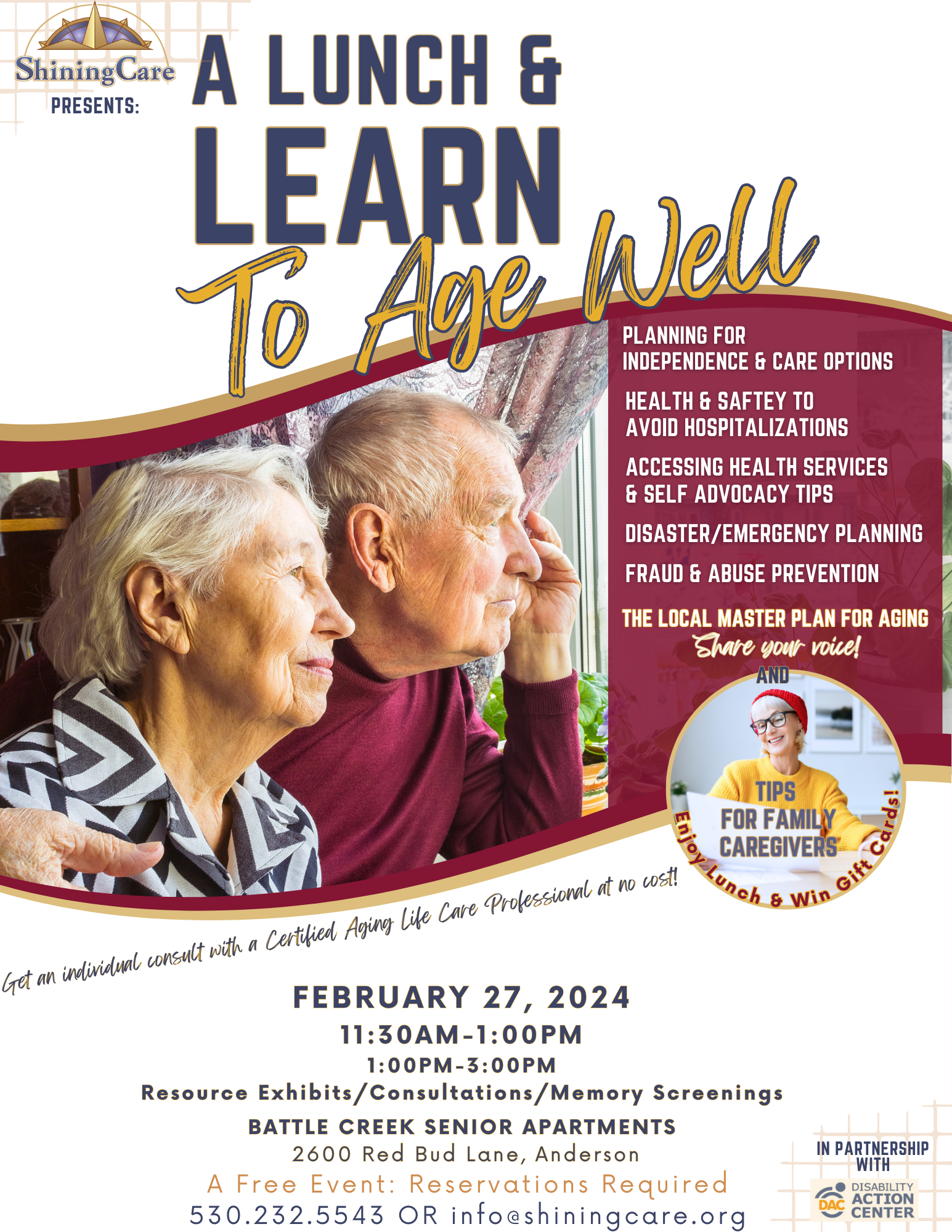 Lunch &amp; Learn: To Age Well