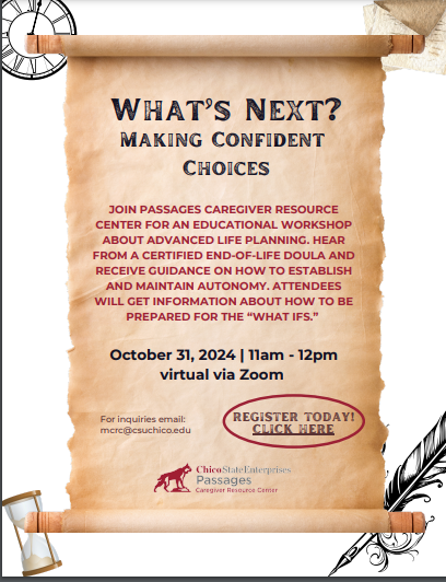 Workshop: What's Next? Making Confident Choices