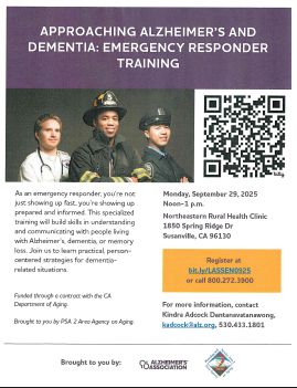 Emergency Responder Training (Susanville)