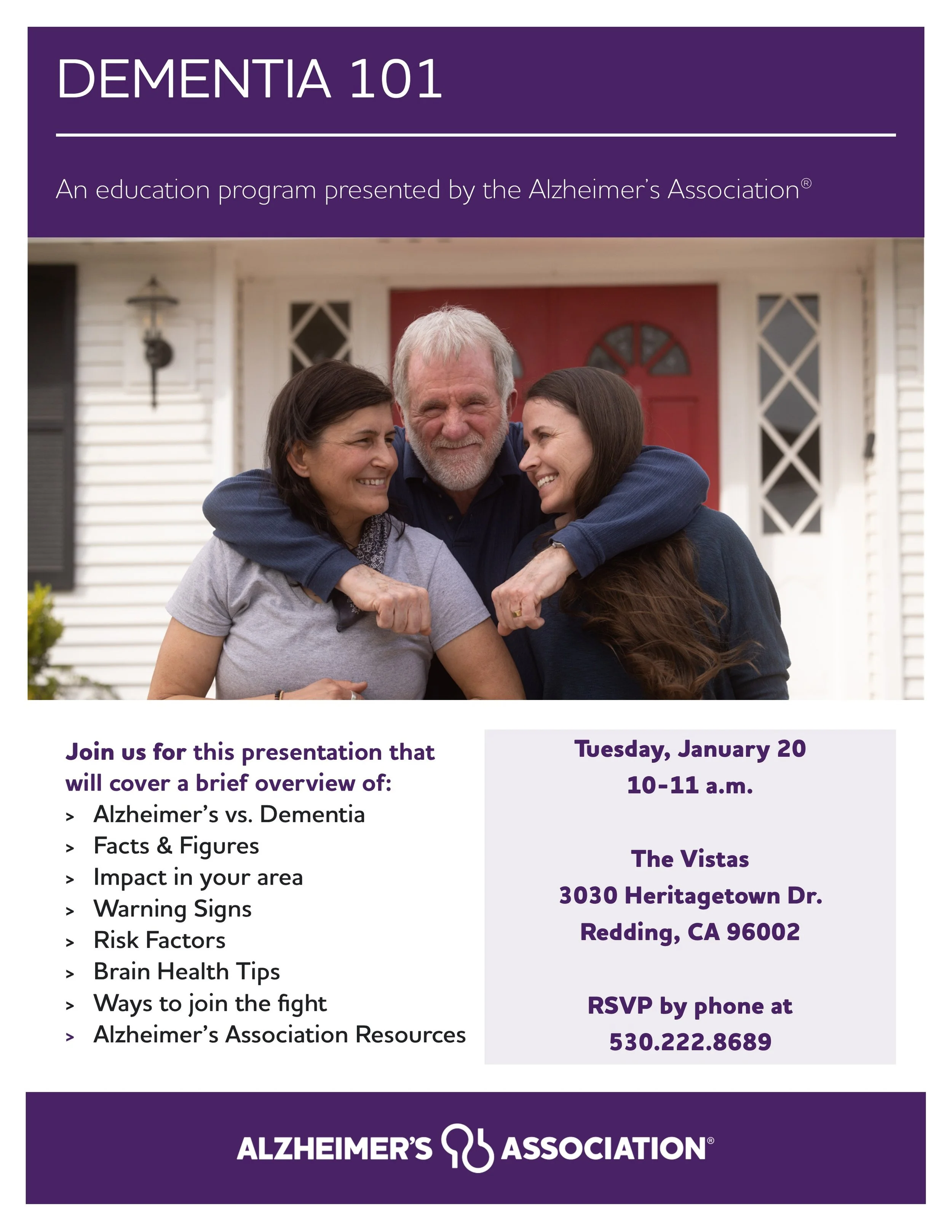 Alzheimer's Association Presentation: Dementia 101