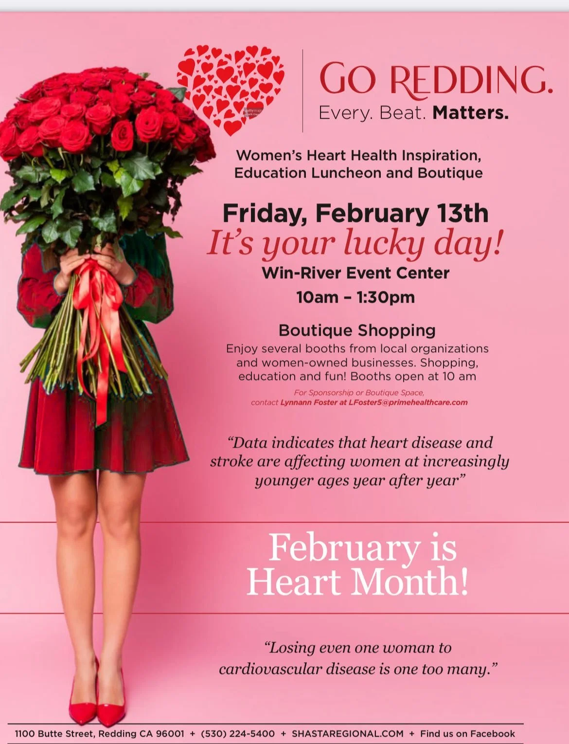 GO REDDING! Heart Health Luncheon and Boutique