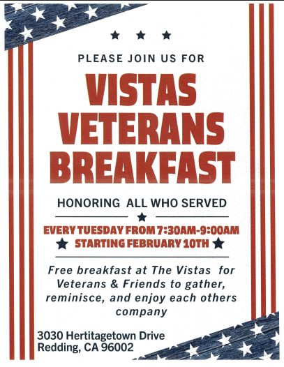 Weekly Veterans Breakfast 