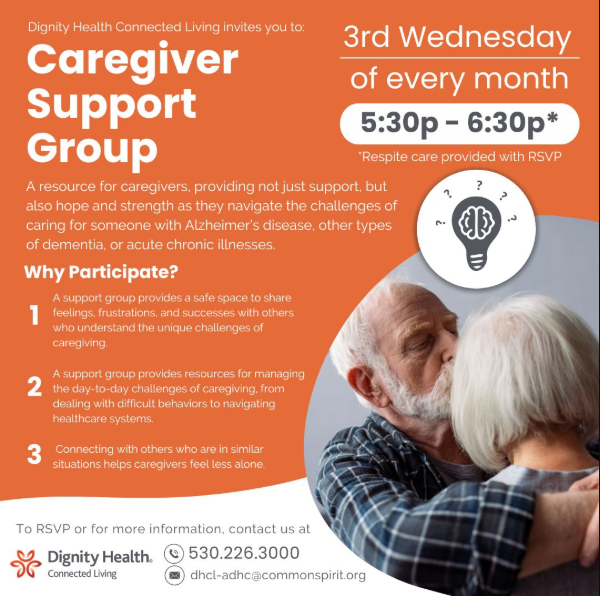 Dignity Health Connected Living Cargiver Support Group 