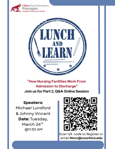 "How Nursing Facilities Work From Admission to Discharge" (ZOOM)