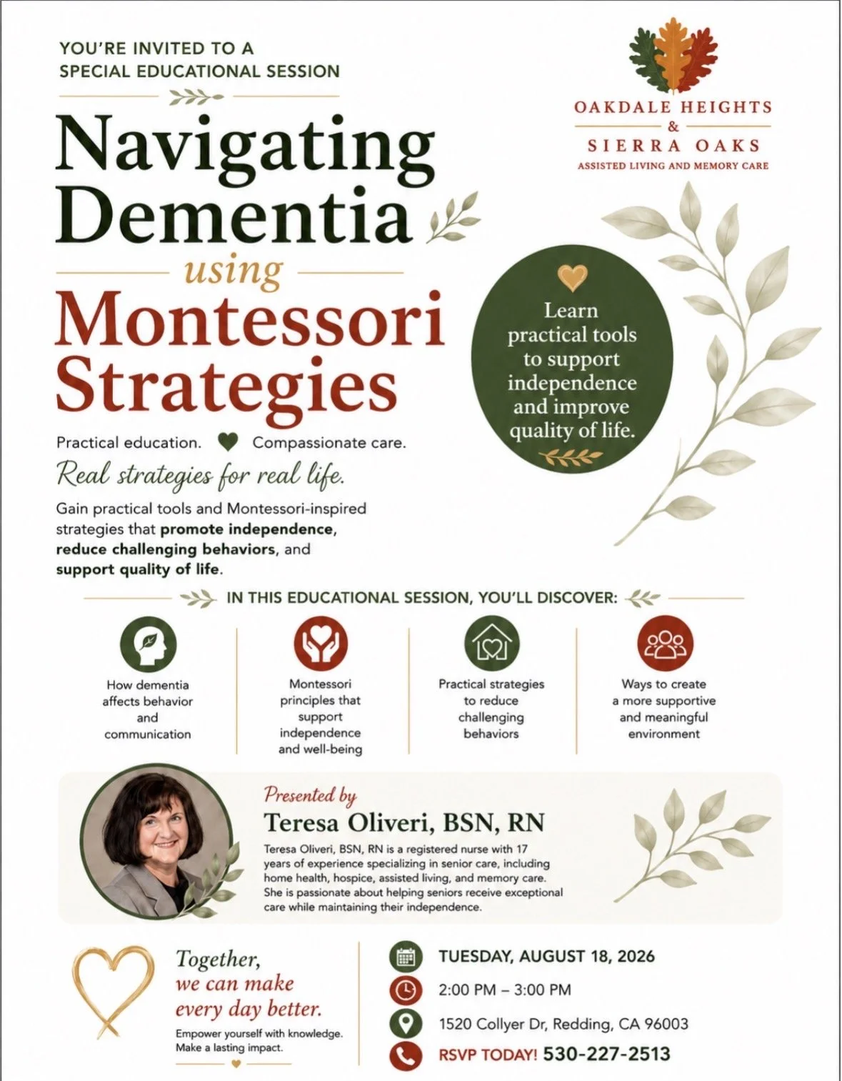 Presentation: Navigating Dementia Using Montessori Strategies
