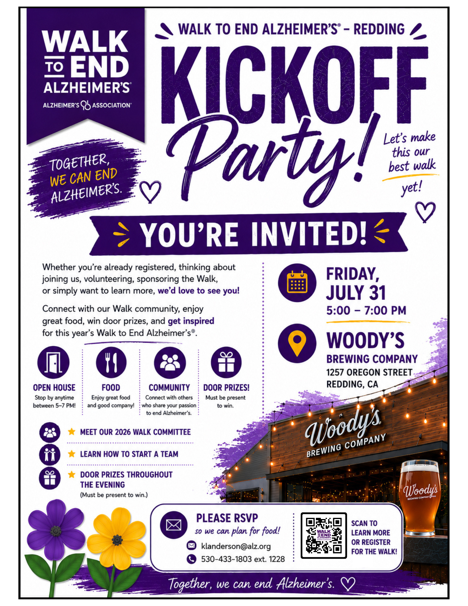WALK to END Alzheimer's Kick-Off Party