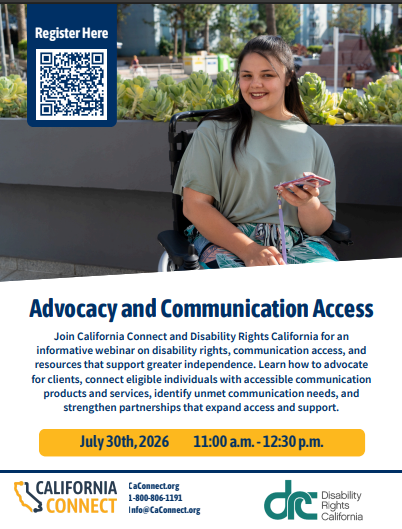 Advocacy and Communication Access Webinar