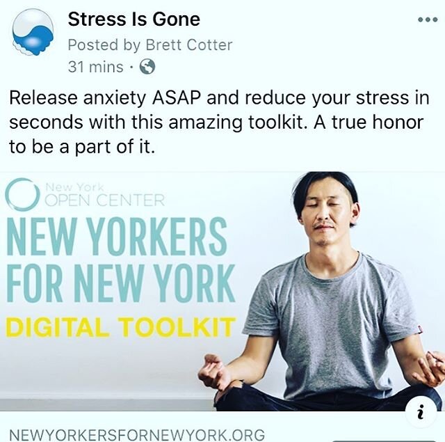 Amazing Free relaxation tools put out by the New York Open Center https://newyorkersfornewyork.org/toolkit/