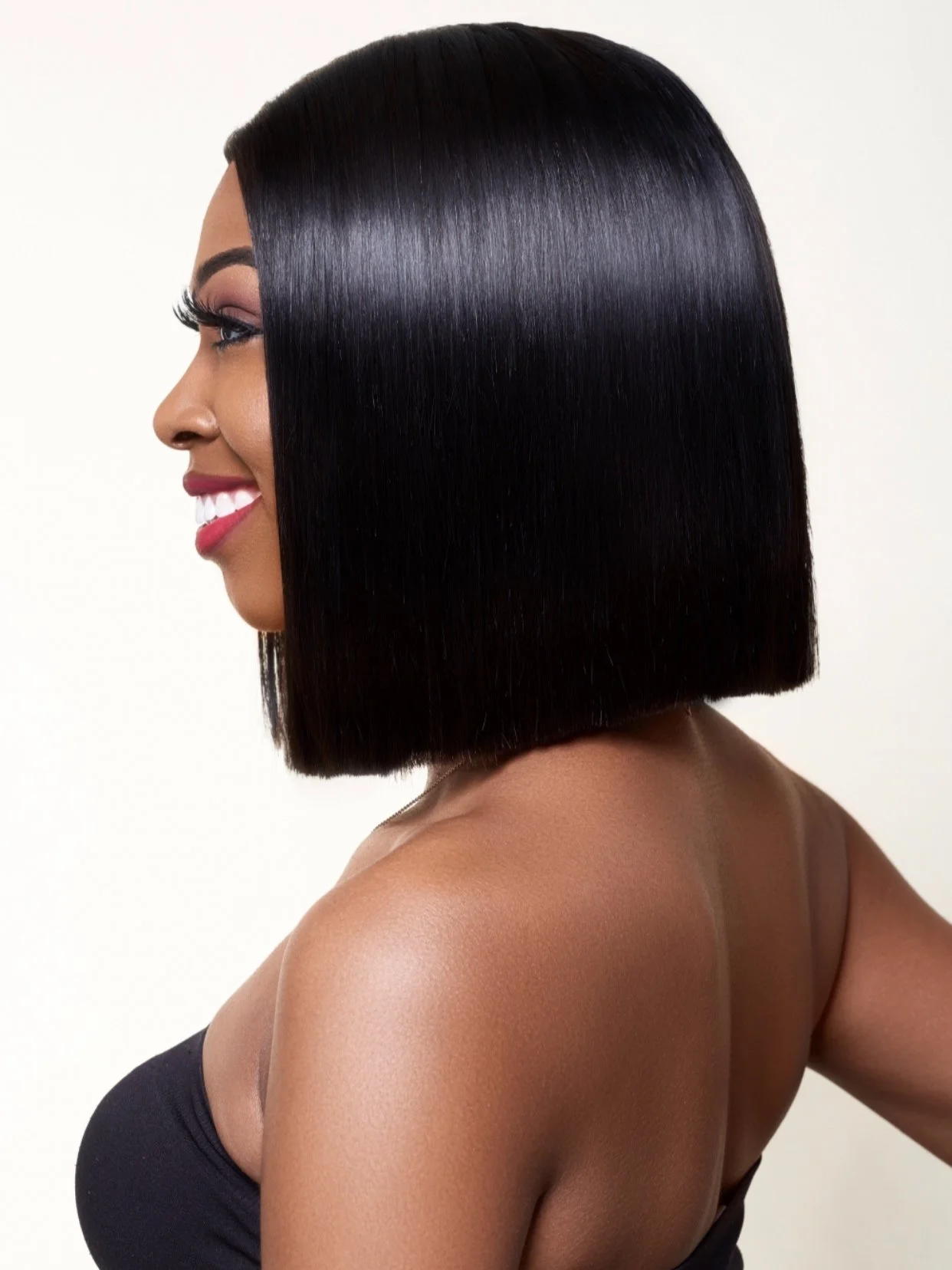 5x5 Closure Straight Bob Wig