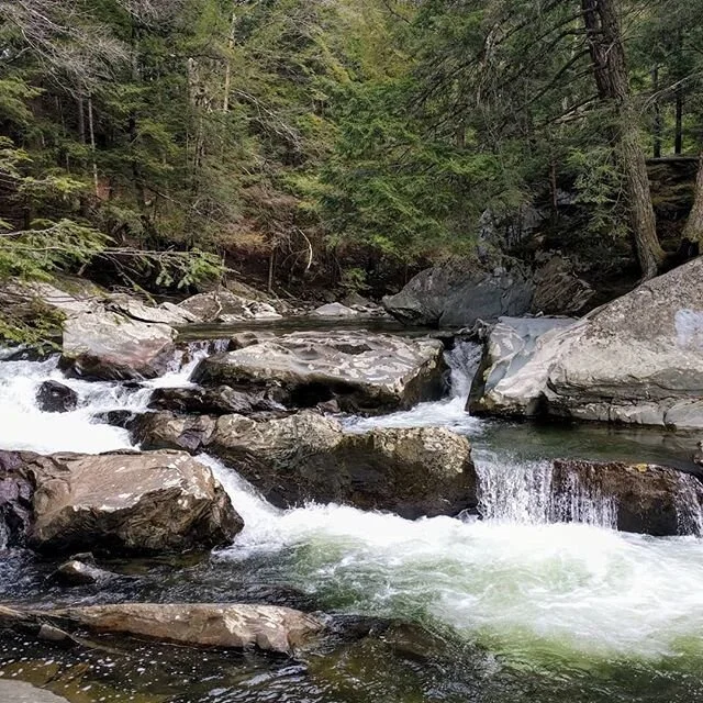 Still discovering new gems in our own backyard. Bring on summer! #vtswimmingholes #jerichovt