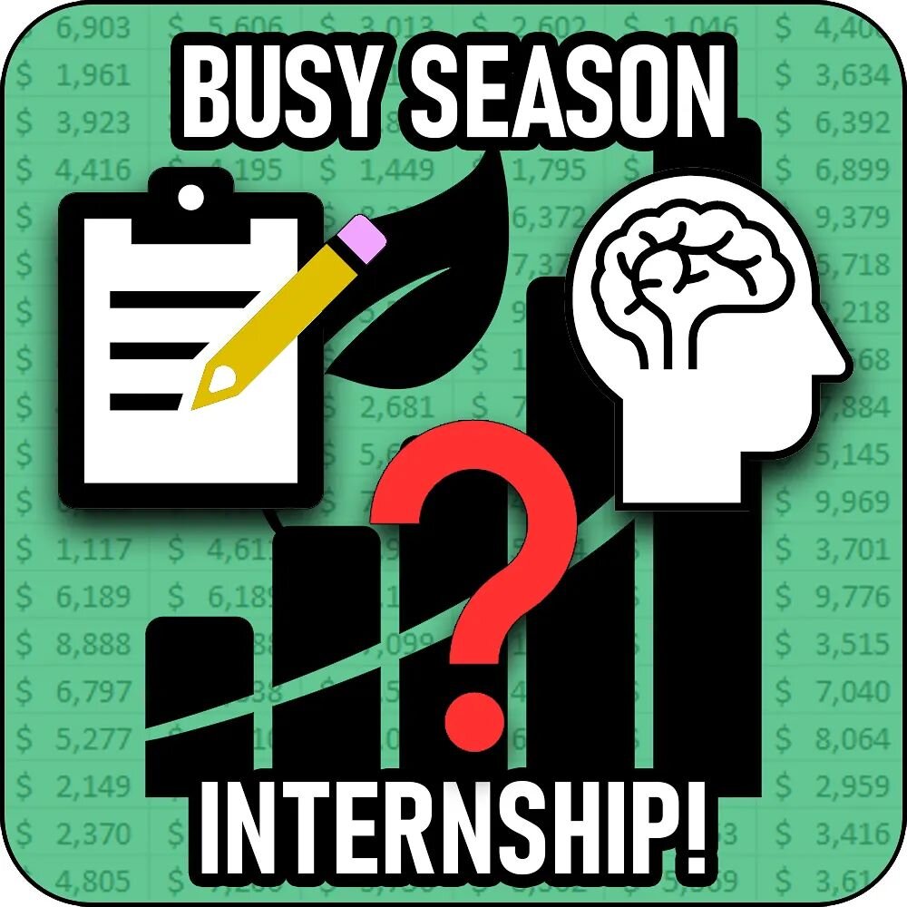 It's that time of year again! Busy season internships start up soon and these interns are probably getting their first exposure to public accounting. Here are my top 3 tips to surviving your busy season internship:

1. Take Notes
2. Ask Questions
3. 