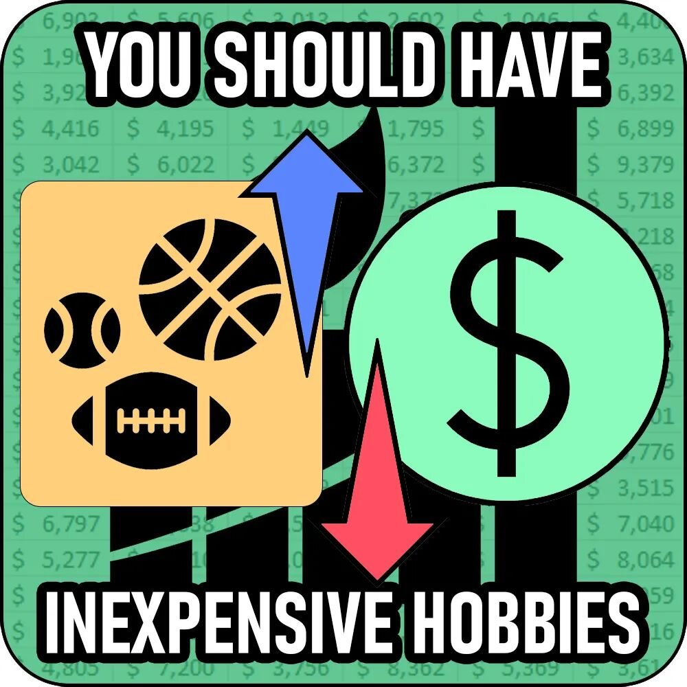 Having inexpensive hobbies is huge for personal finance!

Being able to spend your time while also spending a limited amount of money is very important to maintaining saving and investing habits while combating lifestyle inflation. 

In this week's b