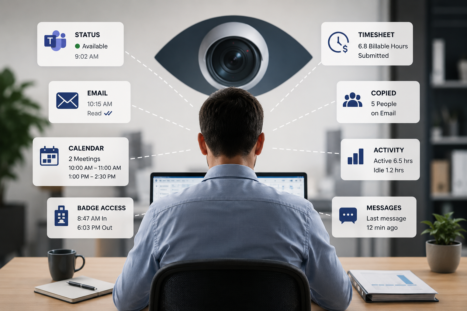 You're Always Being Read: What Workplace Surveillance Actually Tells People About You