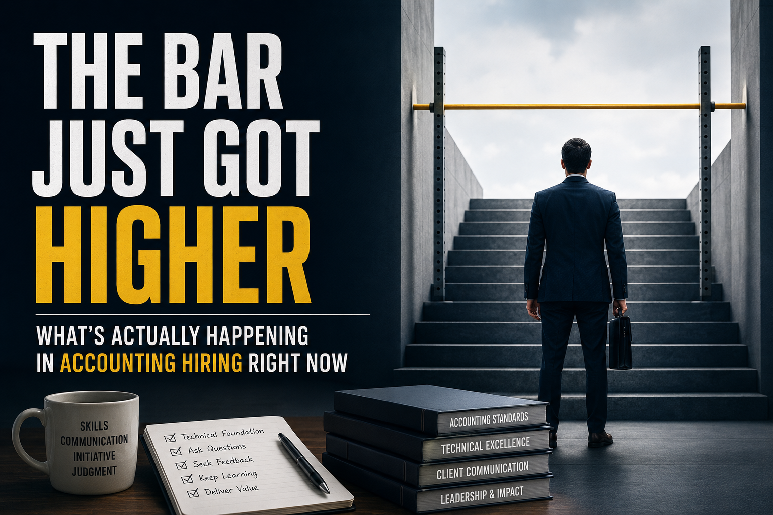 The Bar Just Got Higher: What's Actually Happening in Accounting Hiring Right Now