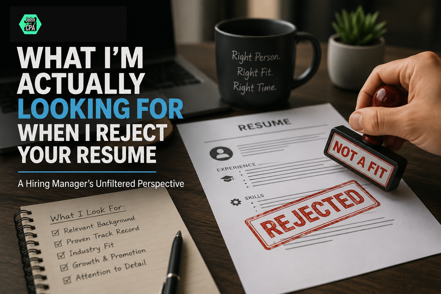 What I'm Actually Looking For When I Reject Your Resume