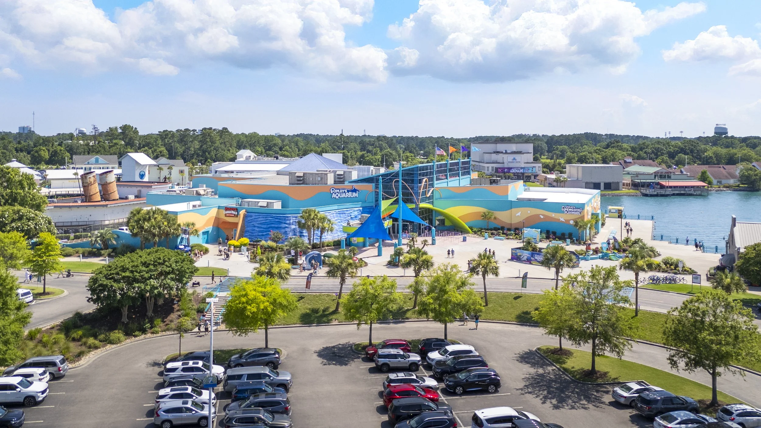 The Ripley’s Aquarium located at Broadway at the Beach in Myrtle Beach, SC. – Real estate photography by Eric Holmen.