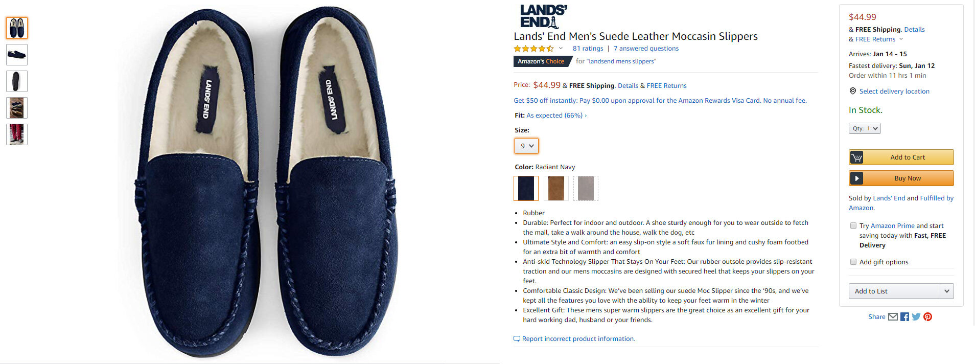 lands end slippers amazon