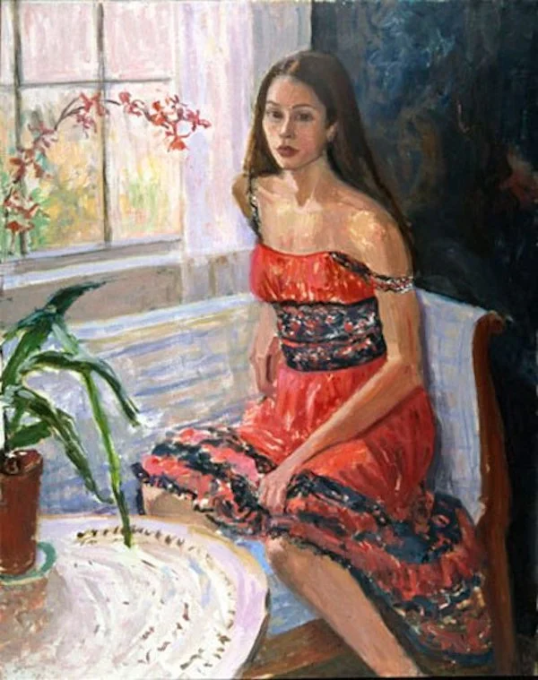 Girl In a Red Dress