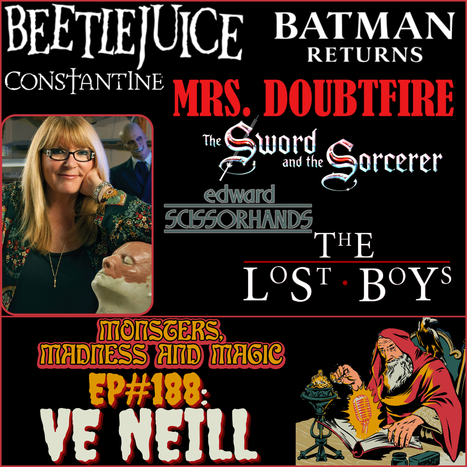 EP#188: Artist of the Recently Deceased - An Interview with Ve Neill