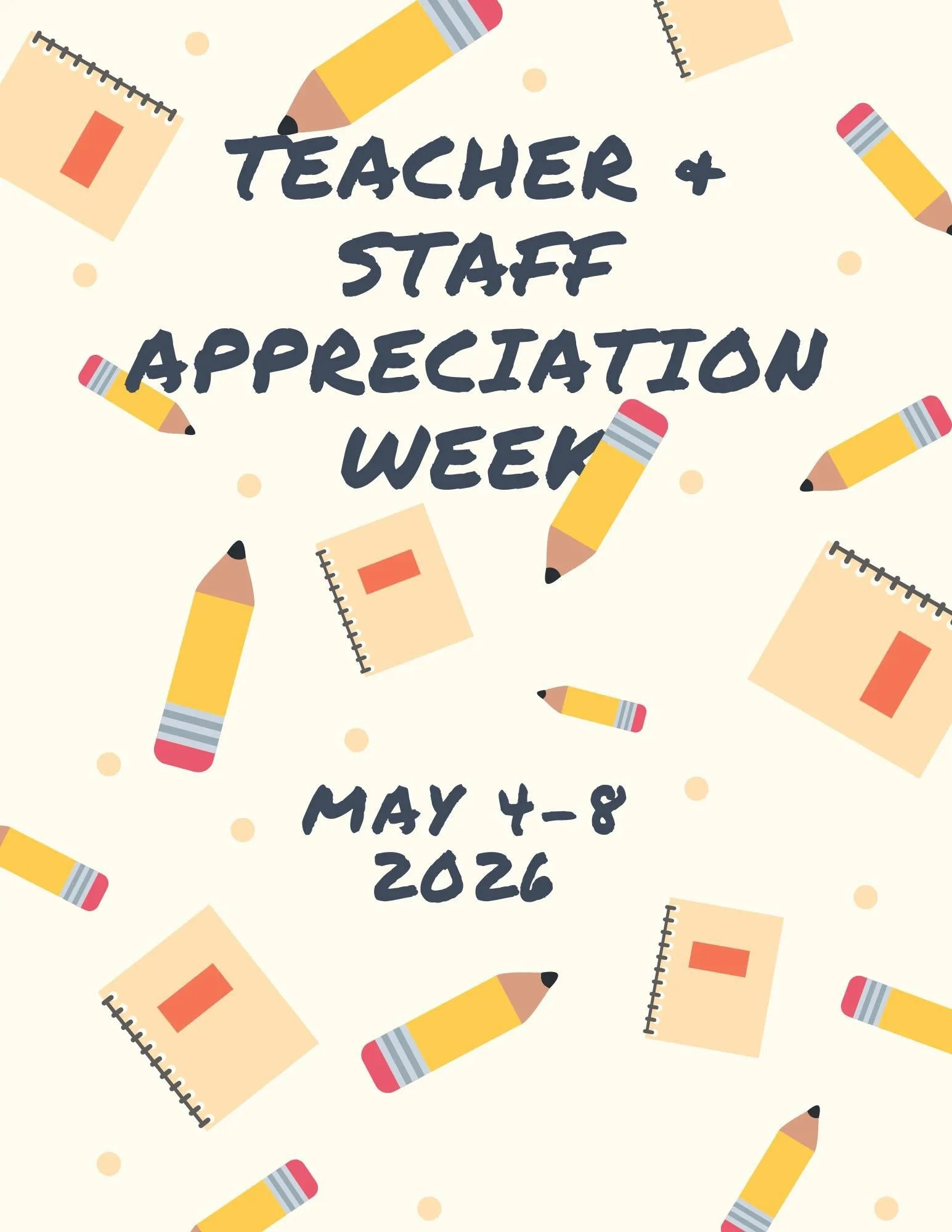 Teacher and Staff Appreciation Week